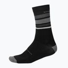 Kerékpáros zokni Endura BaaBaa Merino Stripe matt black