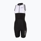 Női triatlon overál ZONE3 Lava Long Distance Trisuit black/white/green
