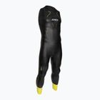 Férfi ZONE3 ujjatlan Vision triatlon szivacs fekete/lime/pisztoly fém