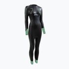 Női neoprén ruha ZONE3 Vision black/eucalyptus green