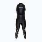 Férfi triatlonos úszóruha ZONE3 Glide Sleeveless Wetsuit black/grey