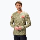 Férfi Endura Grid Floral Ltd kerékpáros hosszú ujjú tweed zöld