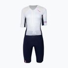 Női triatlon overál HUUB Anemoi 3 SUB22 white/navy/pink