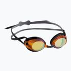 Nike REMORA MIRROR JUNIOR gyermek úszószemüveg Fekete narancssárga NESS6156