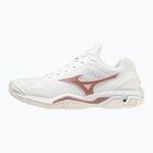Női kézilabda cipő Mizuno Wave Stealth V fehér/rózsaszín/hófehér