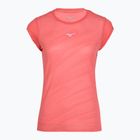 Női futópóló Mizuno Aero Tee sunkissed coral