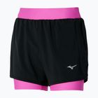 Női futónadrág Mizuno ER 4.5 2in1 black/pink