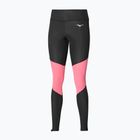 Női leggings Mizuno Core Long Tight black/sangria sunset