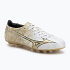 Férfi futballcipő Mizuno Alpha Japan AG fehér/gearany/fekete
