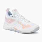 Női röplabda cipő Mizuno Wave Dimension white/peach parfait/halogen blue