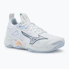 Női röplabda cipő Mizuno Wave Momentum 3 fehér/ navy peony/ barack parfait