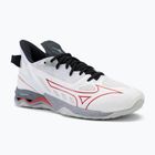 Férfi kézilabda cipő Mizuno Wave Mirage 5 fehér/salsa/fekete