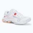 Női röplabda cipő Mizuno Wave Lightning Z8 white/aleutian/cloud pink