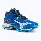 Férfi röplabda cipő Mizuno Wave Lightning Z8 Mid mugen kék/fehér/északkék