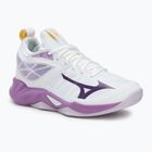 Női röplabda cipő Mizuno Wave Dimension fehér/patrician purple/quince