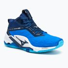 Férfi kézilabda cipő Mizuno Wave Stealth Neo 2 Mid mugen kék/fehér/északkék