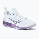 Női röplabda cipő Mizuno Wave Luminous 3 fehér/patrician purple/quince