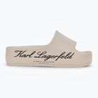 Női flip-flop KARL LAGERFELD Kobo II Hotel Logo fehér öko eva