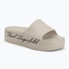 Női flip-flop KARL LAGERFELD Kobo II Hotel Logo fehér öko eva
