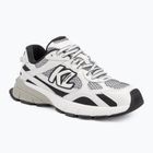 KARL LAGERFELD női cipő Orion Sidetrim fekete bőr/textil és fehér