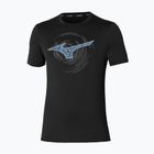 Férfi futópóló Mizuno Core RB Tee black