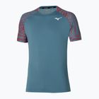 Férfi teniszpóló Mizuno Mugen Shadow Tee blue mirage