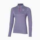 Női futó hosszú ujjú Mizuno Dryaeroflow LS Half Zip cadet