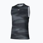 Férfi Mizuno Core Graphic ujjatlan futópóló fekete