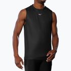 Férfi Mizuno Core Graphic ujjatlan futó póló fekete oni