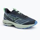 Férfi futócipő Mizuno Wave Rider GTX 2 vintage indigo / neo menta / elöl kék
