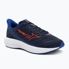 Gyerek futócipő Mizuno Enerzy Rider Jr peacoat/ignitionred/ reflective blue