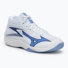 Mizuno Thunder Blade Z Mid röplabdacipő fehér/balwether kék/bel air kék