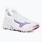 Mizuno Wave Momentum 3 röplabdacipő fehér/ibolya indigó/camellia rose