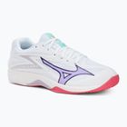Mizuno Thunder Blade Z fehér/ibolya indigó/kaméleon rózsaszín röplabdacipő