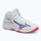 Női röplabda cipő Mizuno Thunder Blade Z Mid fehér/ibolya indigó/camellaros