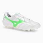 Mizuno Morelia II Japan Md fehér/neonzöld/galaxis ezüst férfi futballcipő