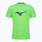 Férfi futópóló Mizuno Core RB Tee zöld gekkó