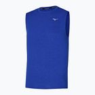 Férfi futó felső Mizuno Impulse Core ujjatlan reflex kék