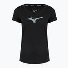 Női futó póló Mizuno Core RB Tee fekete