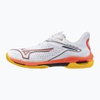 Mizuno Wave Exceed Tour 6 CC teniszcipő fehér/baritonkék/tüzes korall 2