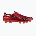 Férfi futball cipő Mizuno α II Japan Mix sárgabarack 40. piros/fekete/arany