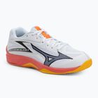 Mizuno Thunder Blade Z fehér/tüzes korall 2/citrus röplabdacipő