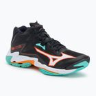 Mizuno Wave Lightning Z8 Mid röplabda cipő fekete/angol/jégzöld