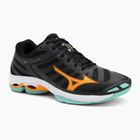 Mizuno Wave Voltage 2 röplabda cipő fekete/angol/jégzöld