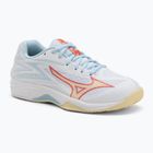 Női röplabda cipő Mizuno Thunder Blade Z fehér/calypso coral/pale banán