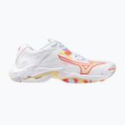 Női röplabda cipő Mizuno Wave Lightning Z8 fehér/calypso coral/pale banán