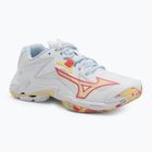 Női röplabda cipő Mizuno Wave Lightning Z8 fehér/calypso coral/pale banán