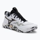 Röplabdacipő Mizuno Wave Momentum Elite white/black/ge gold