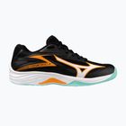 Gyermek röplabda cipő Mizuno Lightning Star Z7 fekete/angol/jégzöld