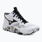 Röplabdacipő Mizuno Wave Momentum Elite Mid white/black/ge gold